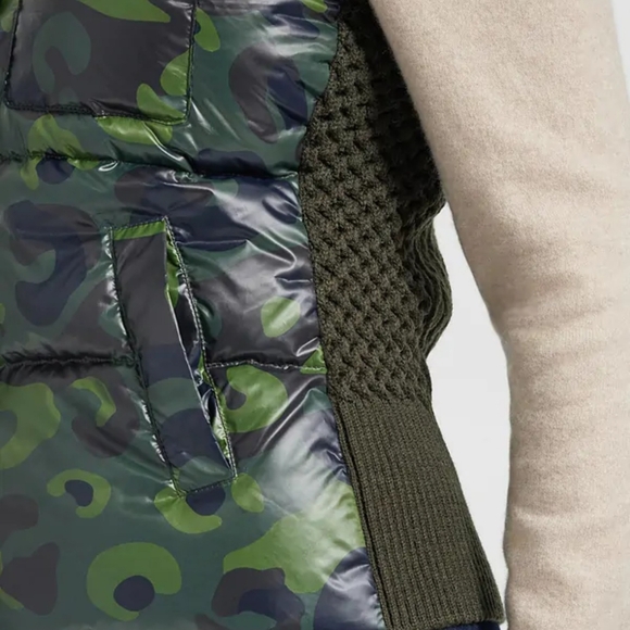 Anatomie Printed‎ Fallon Vest Cheetahflage/Army Green - Picture 5 of 6